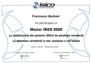 diploma Master ISICO Francesca Barbieri